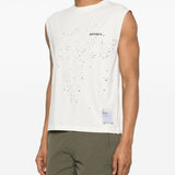 Canotta girocollo in bianco Satisfy - unisex 