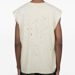 Canotta con stampa grafica in giallo Satisfy - unisex 