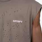 Canotta con stampa logo in beige Satisfy - unisex 