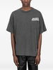 T-shirt con effetto vissuto in nero Satisfy - unisex
