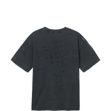 T-shirt con effetto vissuto in nero Satisfy - unisex 
