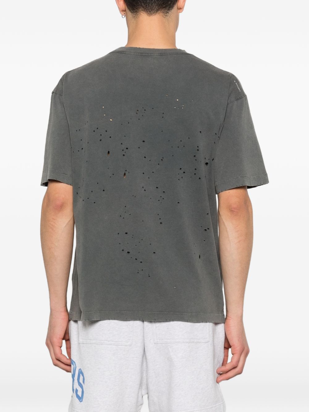 T-shirt a maniche corte in nero Satisfy - unisex 