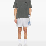 T-shirt a maniche corte in nero Satisfy - unisex 