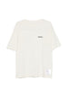 T-shirt girocollo in bianco Satisfy - unisex
