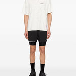 T-shirt girocollo in bianco Satisfy - unisex 