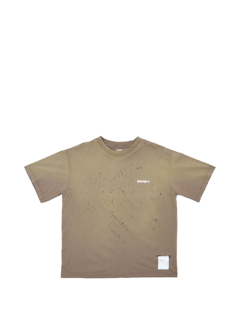 T-shirt MothTech™ in beige Satisfy - unisex 