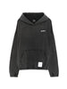Felpa con cappuccio in nero Satisfy - unisex