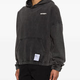Felpa con cappuccio in nero Satisfy - unisex 
