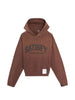 Satisfy brown logo-print sweatshirt - unisex