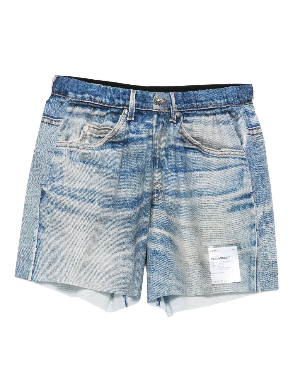 Shorts denim in blu Satisfy - unisex 