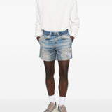 Shorts denim in blu Satisfy - unisex 