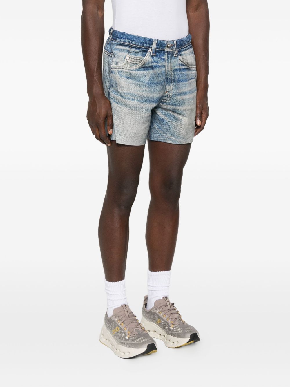 Shorts denim in blu Satisfy - unisex 