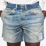 Shorts denim in blu Satisfy - unisex 