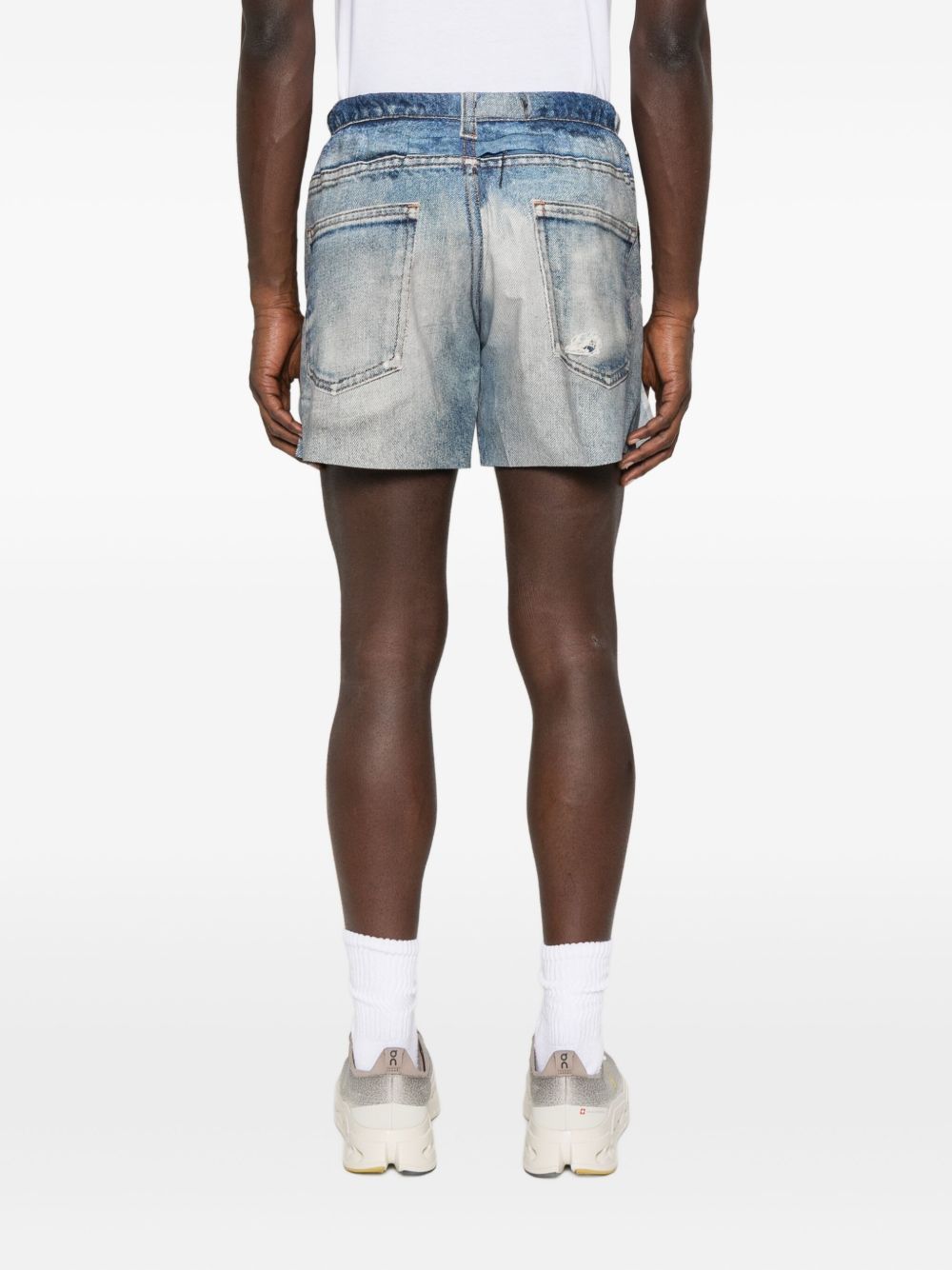 Shorts denim in blu Satisfy - unisex 