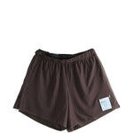 Pantaloncini con coulisse in marrone Satisfy - unisex 