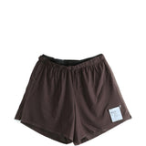Pantaloncini con coulisse in marrone Satisfy - unisex 