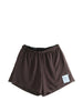 Satisfy brown drawstring shorts - unisex