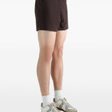 Pantaloncini con coulisse in marrone Satisfy - unisex 