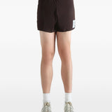 Pantaloncini con coulisse in marrone Satisfy - unisex 