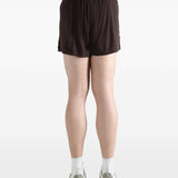 Pantaloncini con coulisse in marrone Satisfy - unisex 