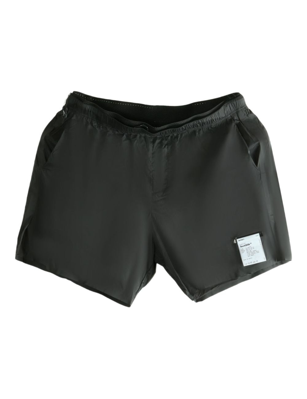Shorts a doppio strato TECHSILK™ da 8" in nero Satisfy - unisex 