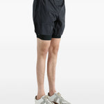 Shorts a doppio strato TECHSILK™ da 8" in nero Satisfy - unisex 