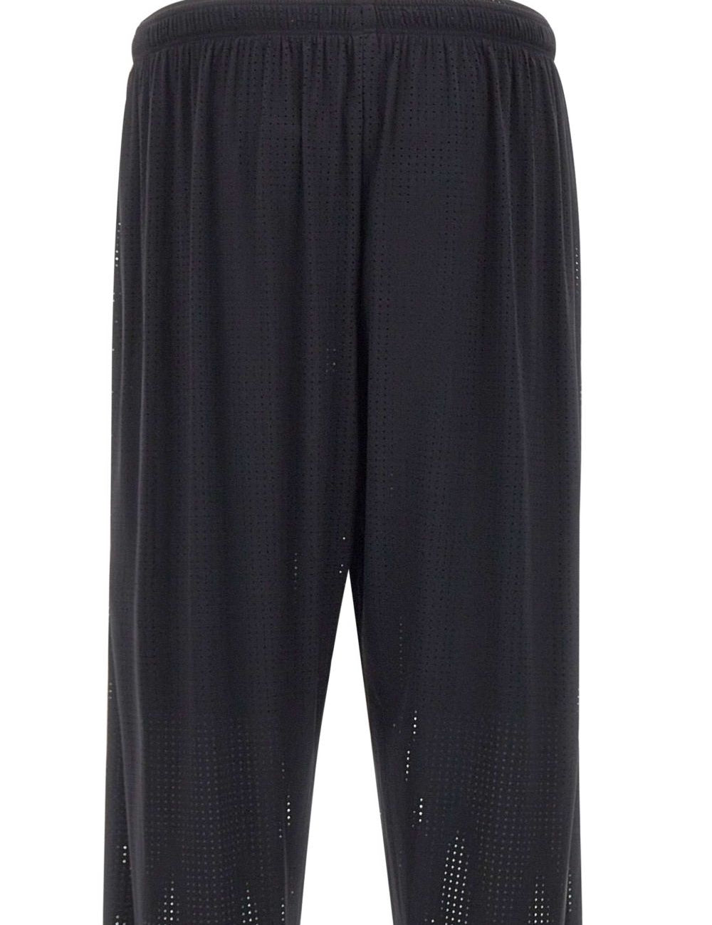 Pantaloni da tuta Space-O traforati in nero Satisfy - unisex 