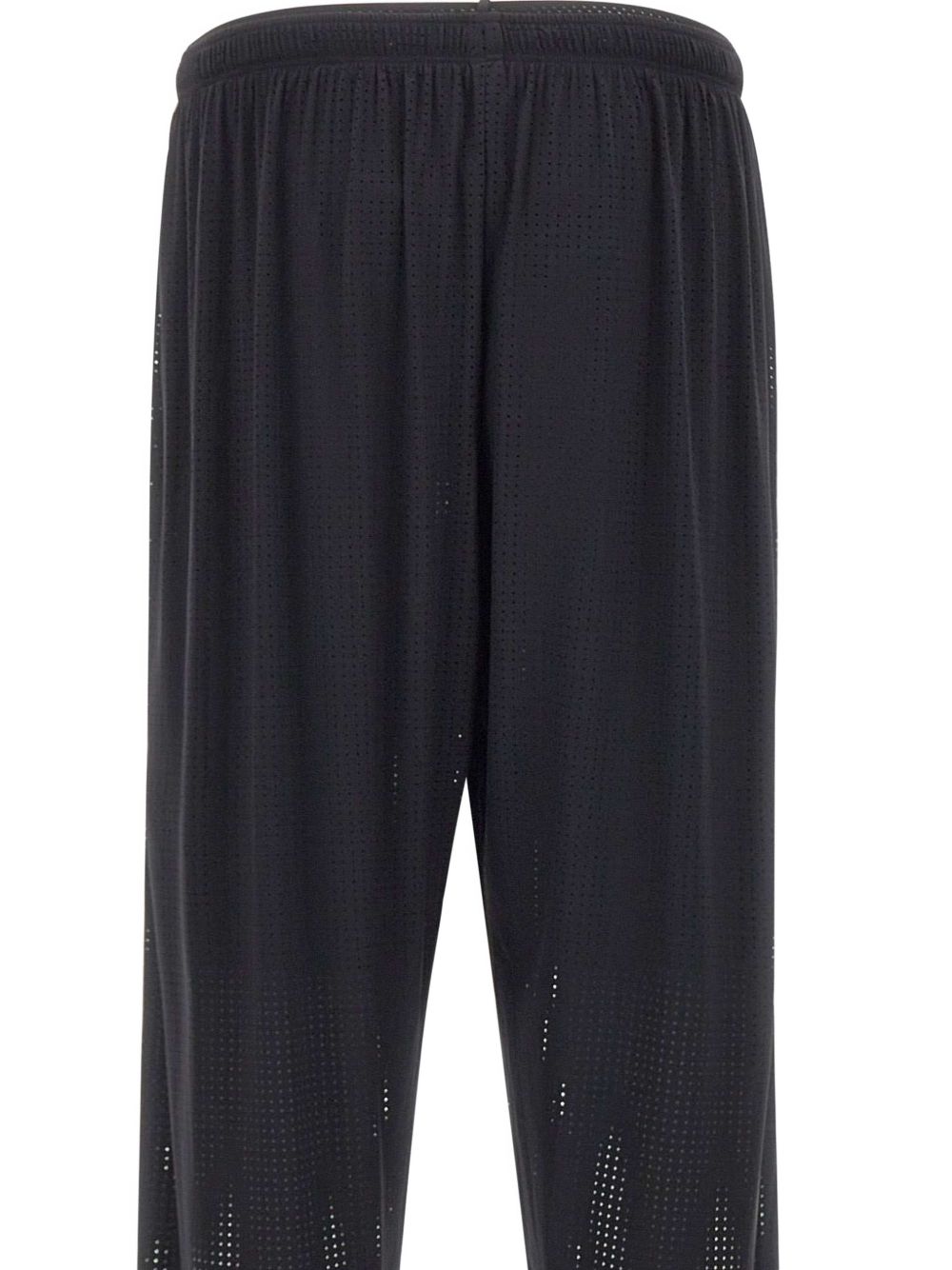 Pantaloni da tuta Space-O traforati in nero Satisfy - unisex 
