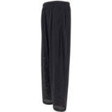 Pantaloni da tuta Space-O traforati in nero Satisfy - unisex 