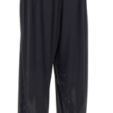 Pantaloni da tuta Space-O traforati in nero Satisfy - unisex 