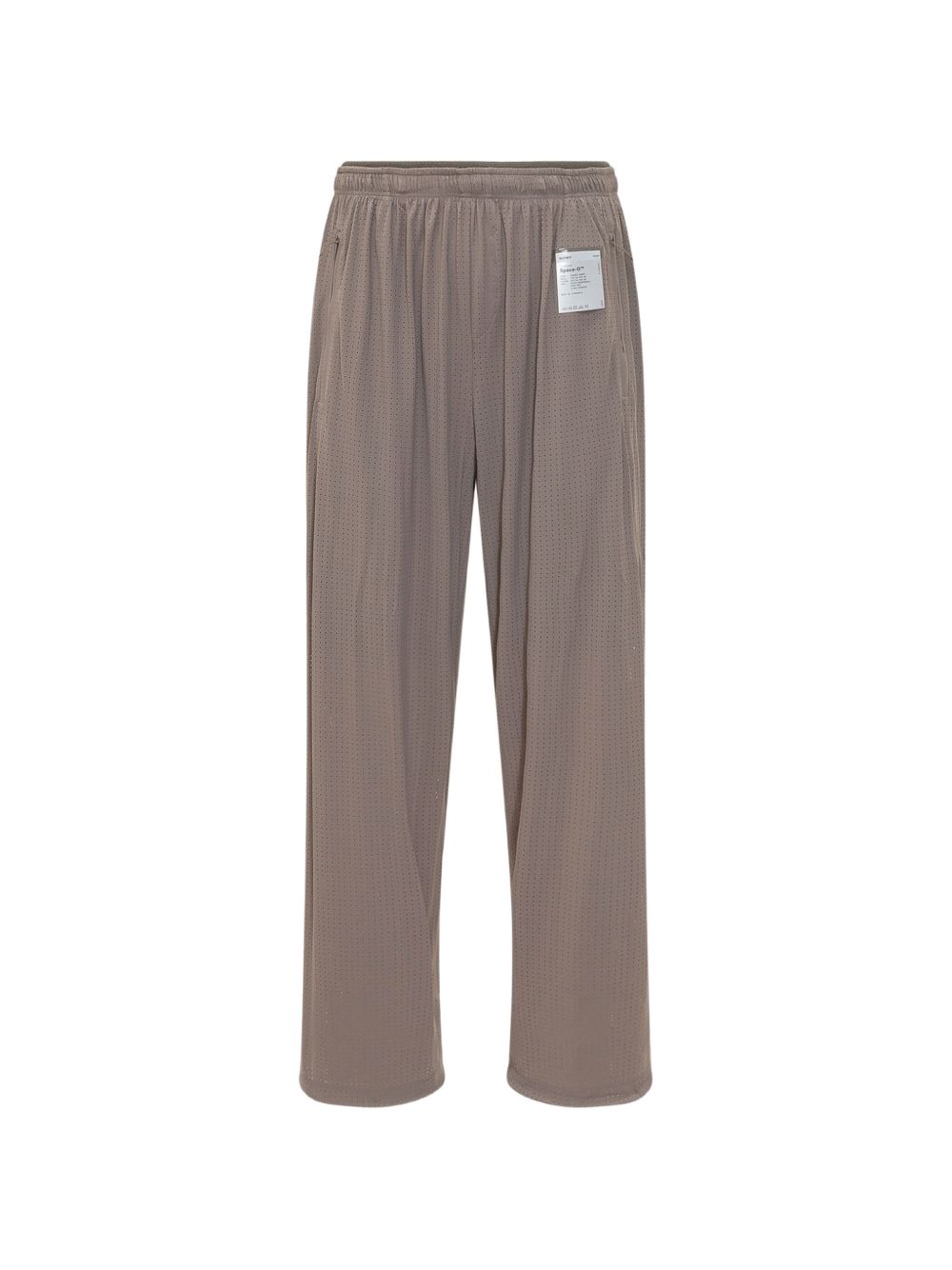 Pantaloni da tuta Space-O traforati in marrone Satisfy - unisex 