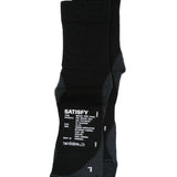 Calzini con logo in nero Satisfy - unisex 
