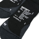 Calzini con logo in nero Satisfy - unisex 