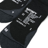Calzini con logo in nero Satisfy - unisex 