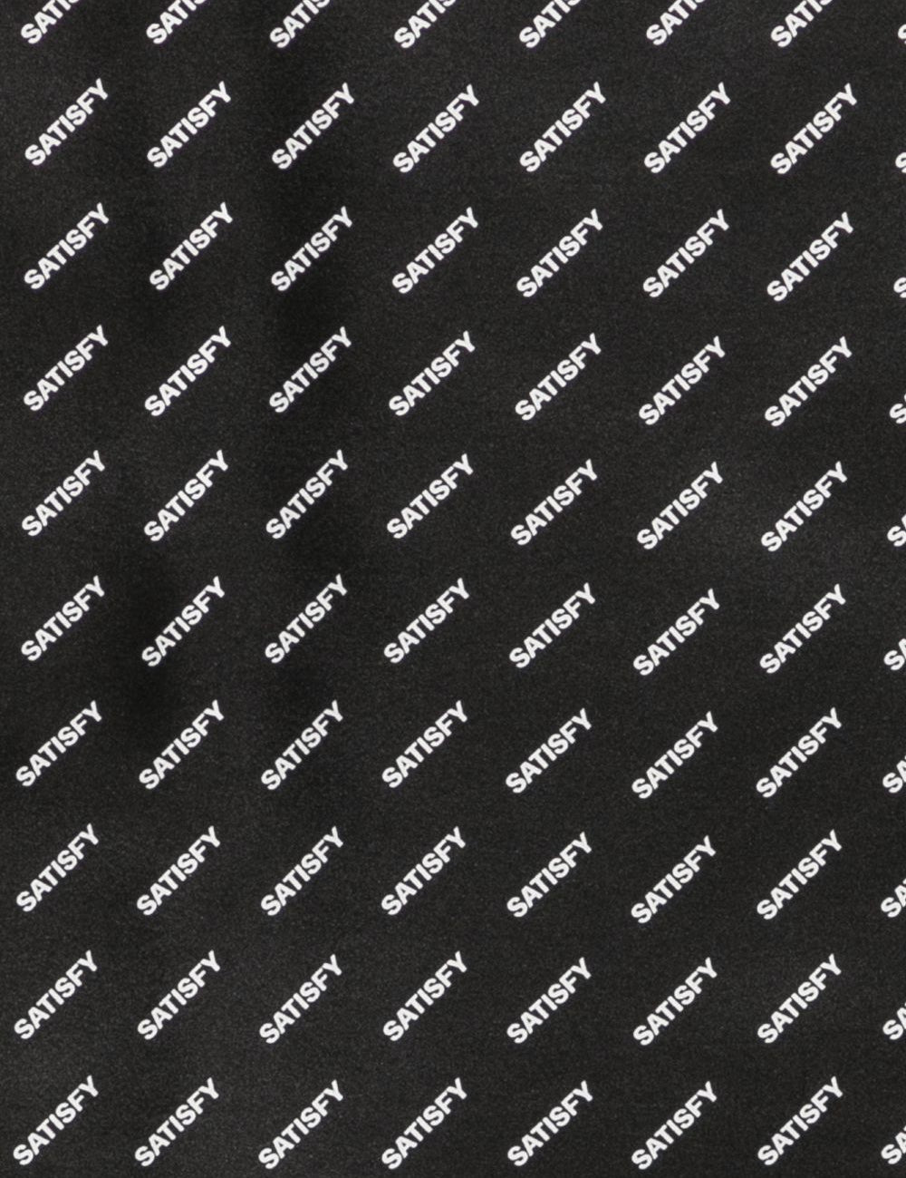 Sciarpa carre de soie softcell in nero Satisfy - unisex 