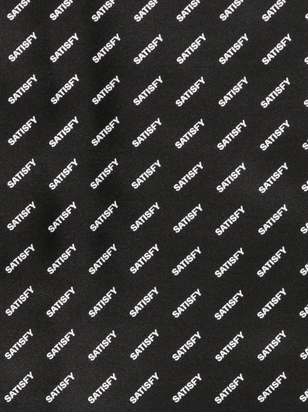 Sciarpa carre de soie softcell in nero Satisfy - unisex 