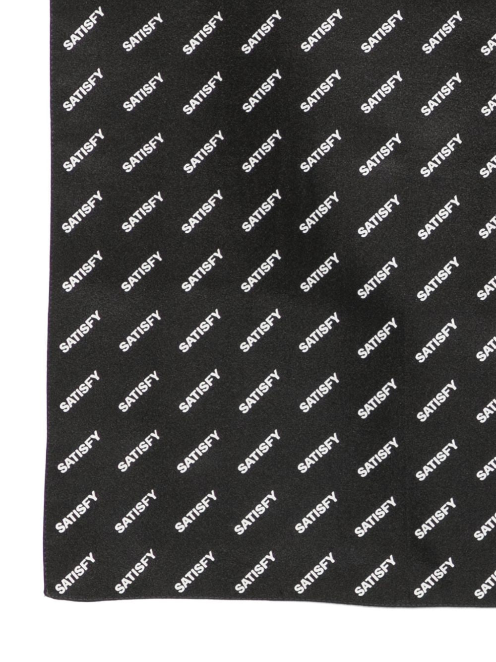 Sciarpa carre de soie softcell in nero Satisfy - unisex 