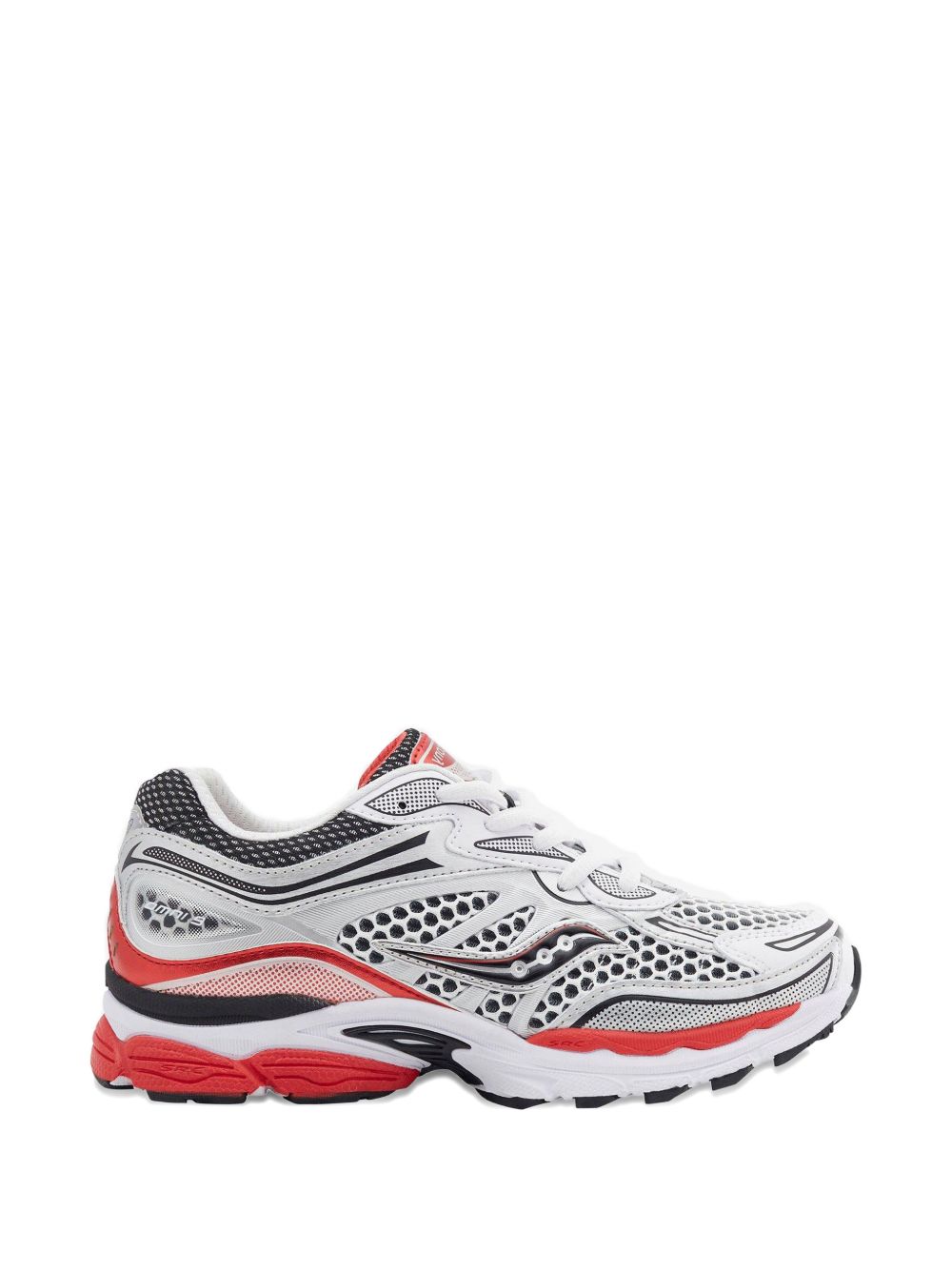 Sneakers con punta rotonda e pannelli in rosso Saucony - uomo 