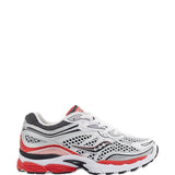 Sneakers con punta rotonda e pannelli in rosso Saucony - uomo 
