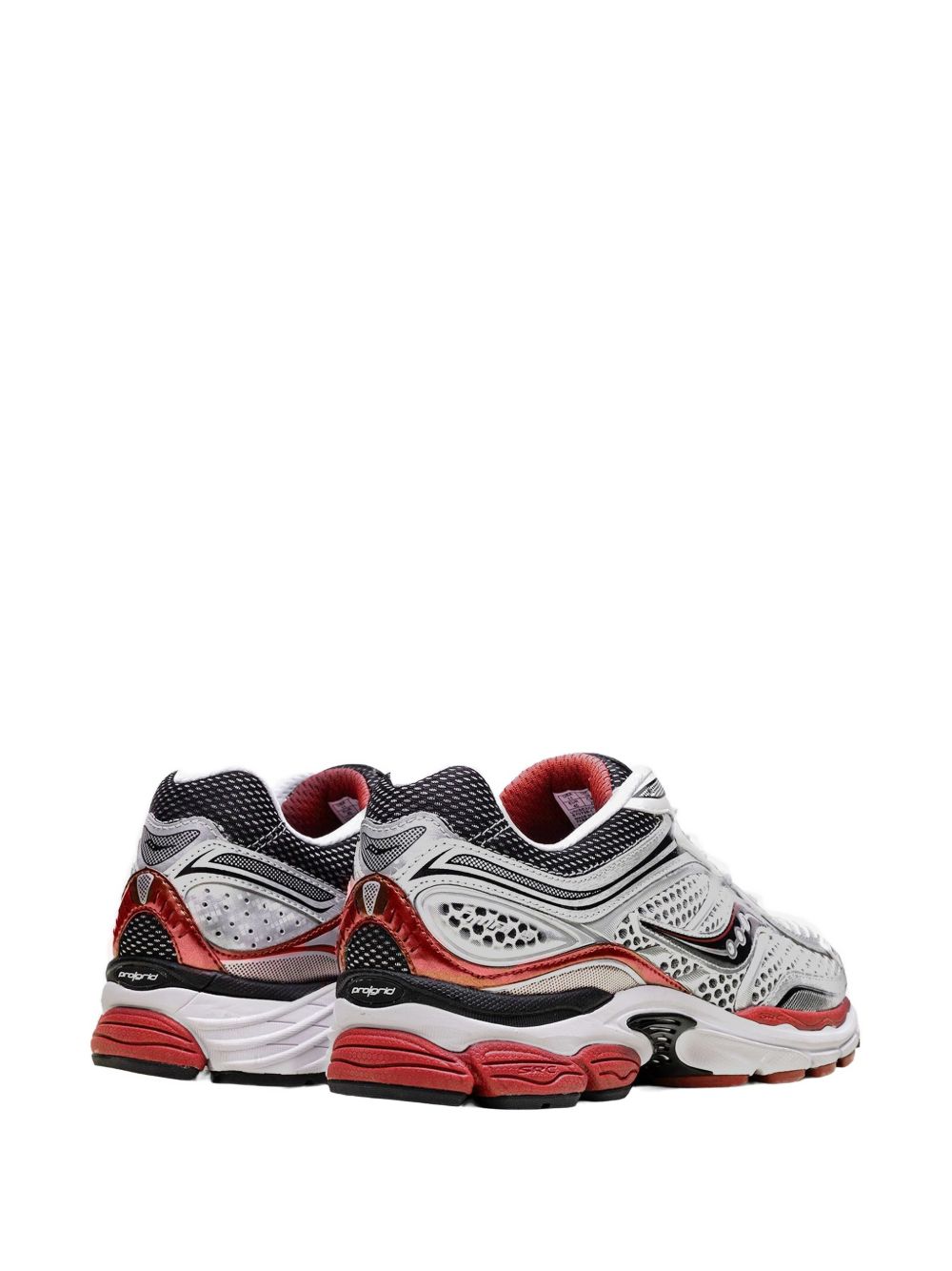 Sneakers con punta rotonda e pannelli in rosso Saucony - uomo 