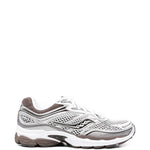 Sneakers Progrid Omni 9 traforate in bianco e marrone Saucony - uomo 