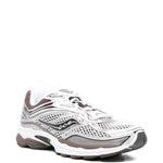 Sneakers Progrid Omni 9 traforate in bianco e marrone Saucony - uomo 