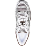 Sneakers Progrid Omni 9 traforate in bianco e marrone Saucony - uomo 