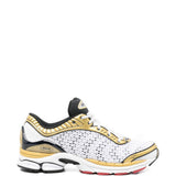 Sneakers Pro Grid Paramount in bianco e oro 