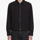 Giacca herman con zip in nero Second layer - uomo 