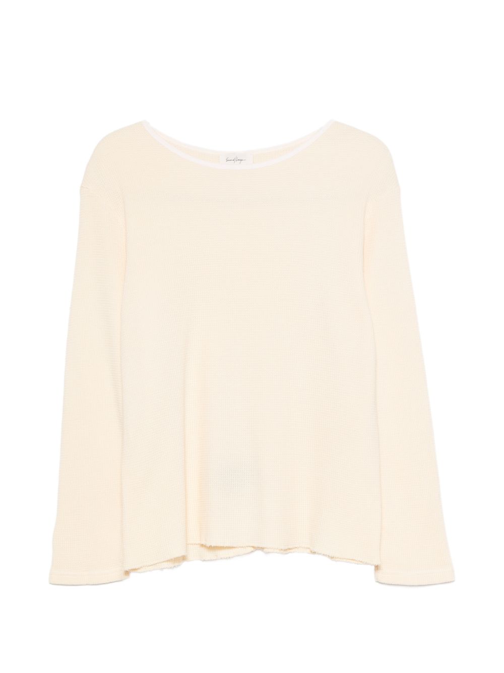 T-shirt a maniche lunghe  in beige Second layer - uomo 