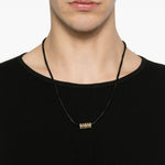 T-shirt a maniche lunghe in maglia a cuscinetto in nero Second layer - uomo 