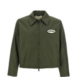 Giacca lucky station in verde militare second layer - uomo 