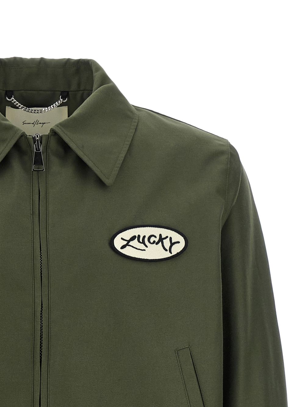 Giacca lucky station in verde militare second layer - uomo 