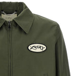 Giacca lucky station in verde militare second layer - uomo 